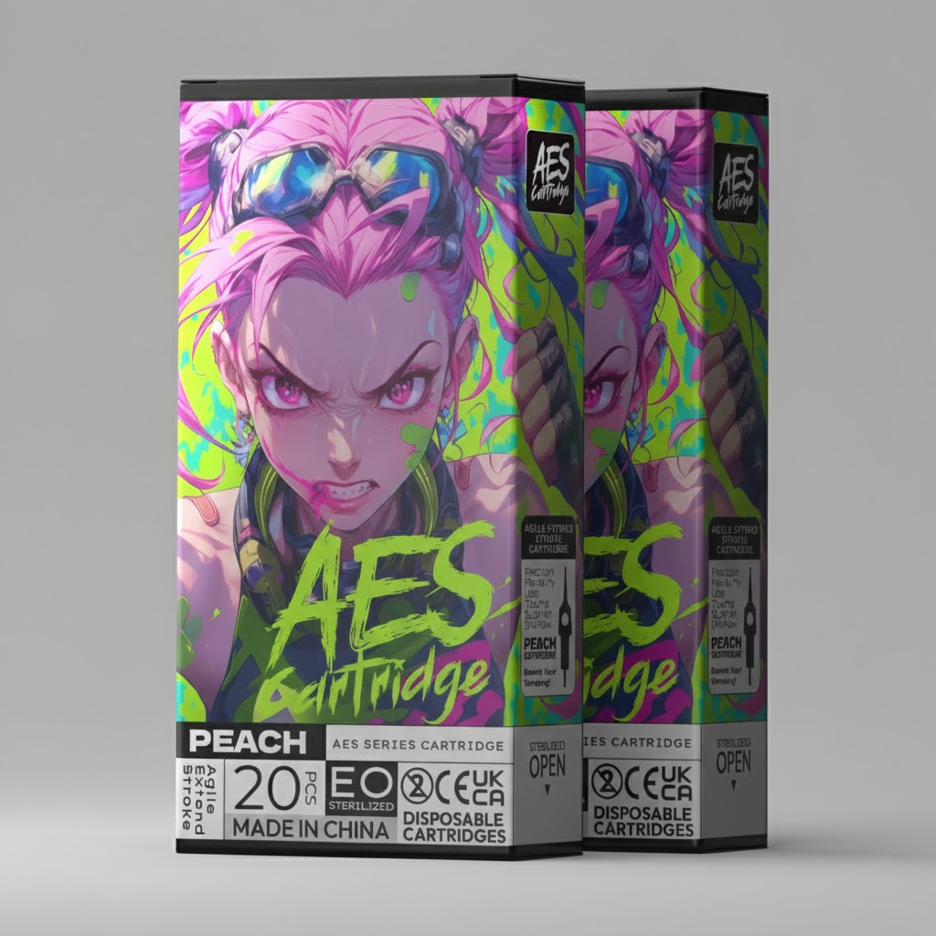 Peach AES PMU Cartridges: Precision Needles (0.20mm, 0.25mm, 0.30mm)